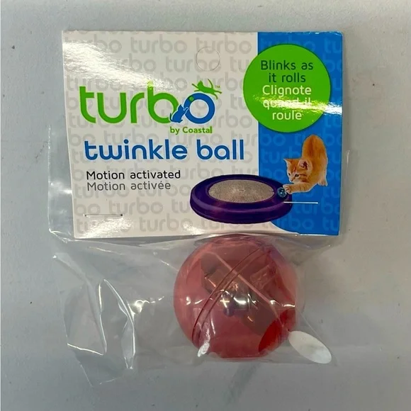 Turbo Replacement Ball Pink NIP NEW Ball Only Cat Toy NWT - Picture 1 of 2
